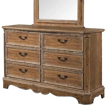 Cottage Dresser with Cedar-Lined Drawers